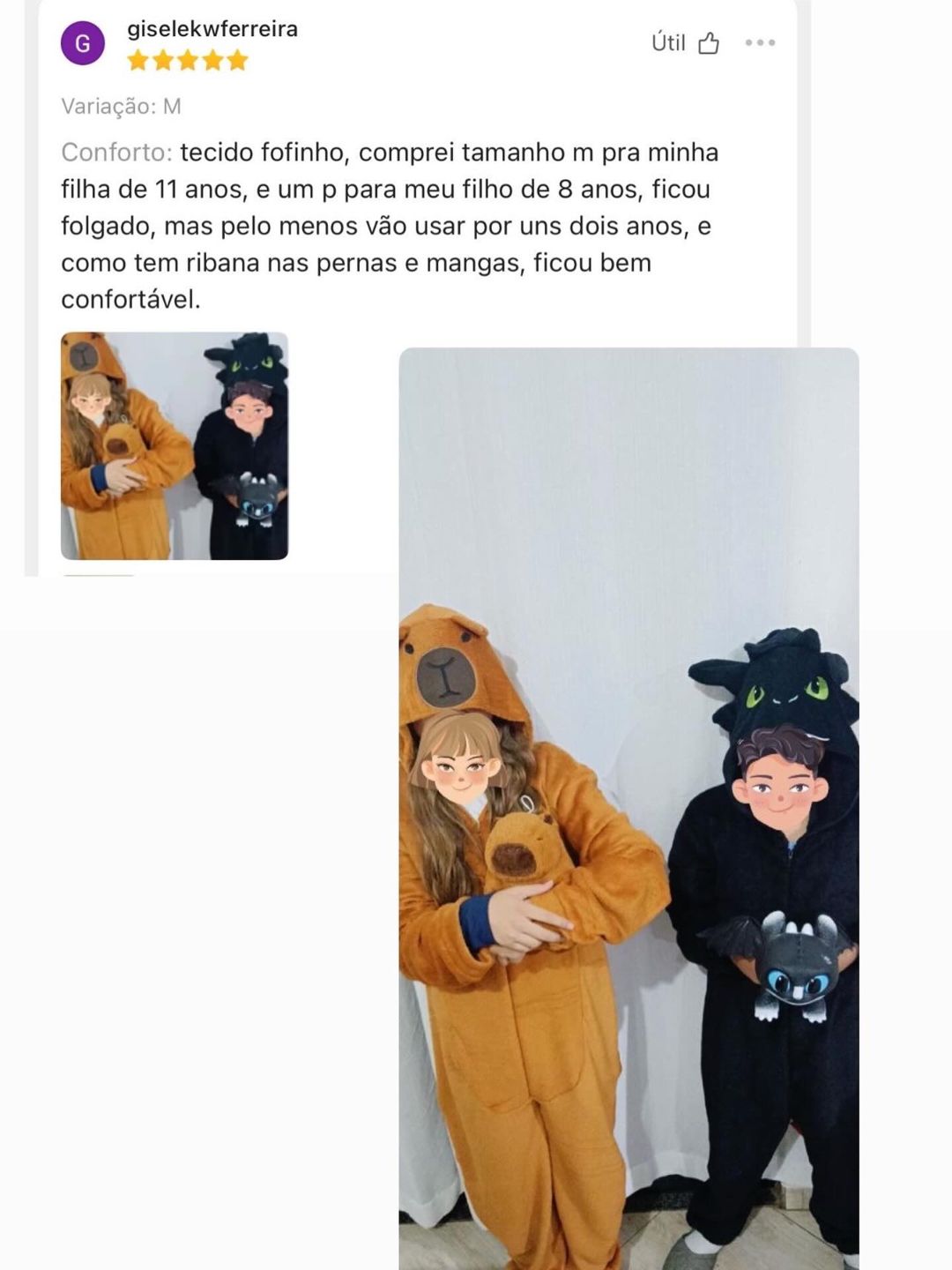 Cliente Kigukidz com pijama kigurumi — foto 9