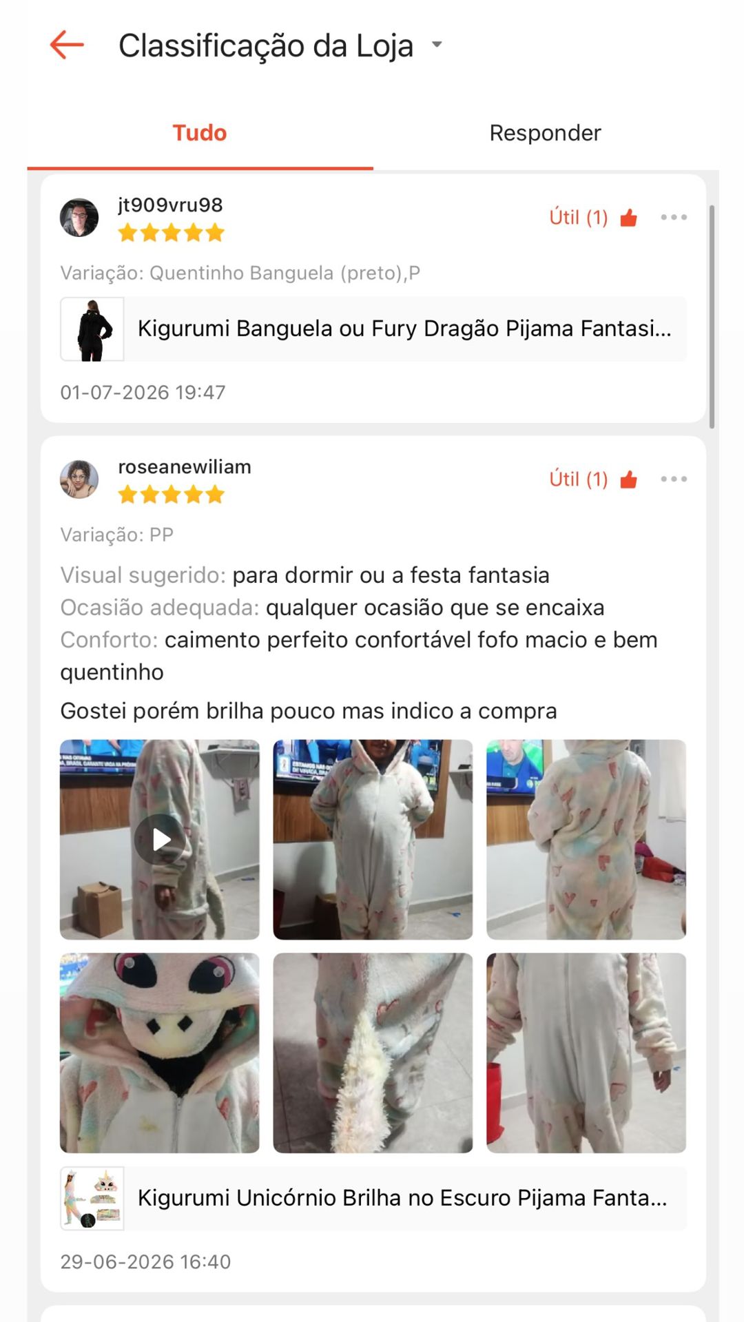 Cliente Kigukidz com pijama kigurumi — foto 29
