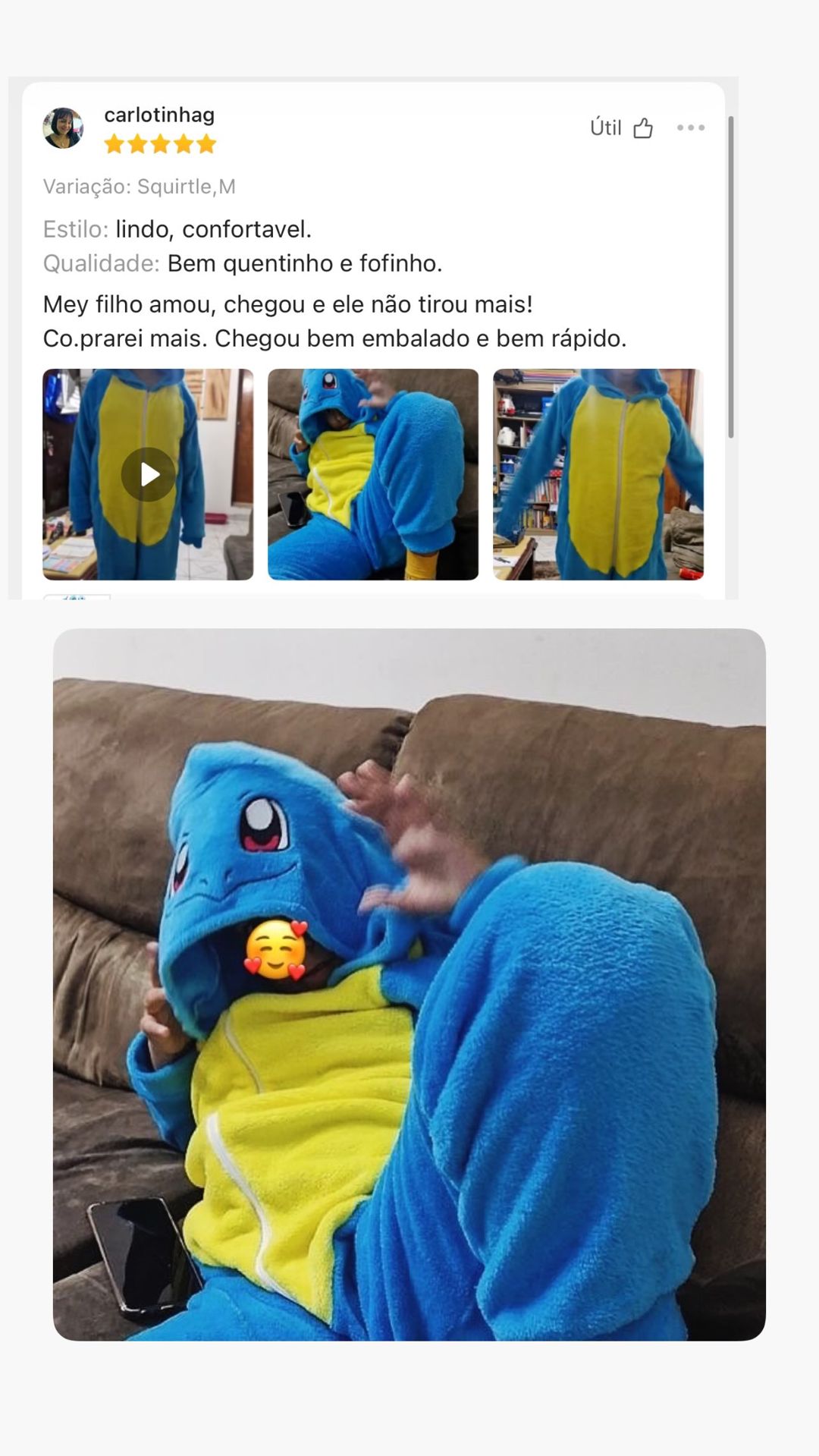 Cliente Kigukidz com pijama kigurumi — foto 16