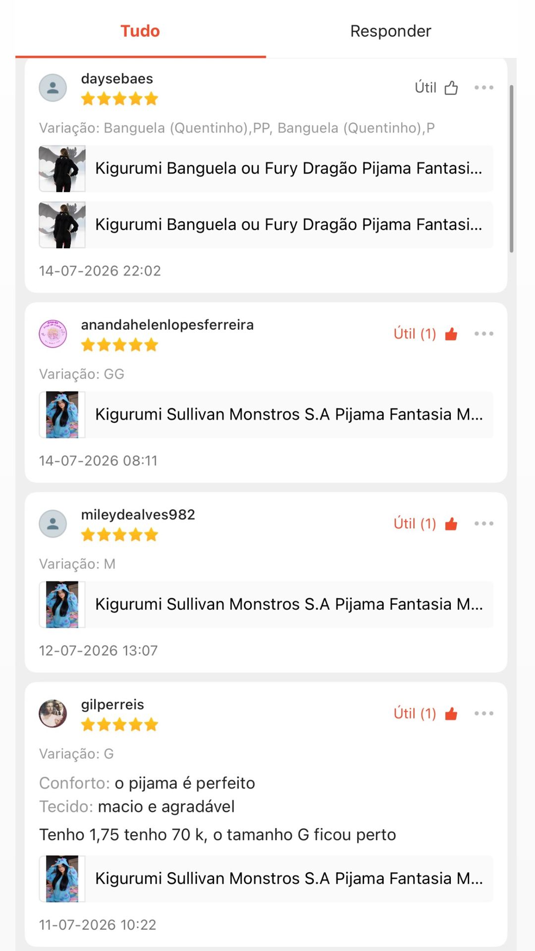 Cliente Kigukidz com pijama kigurumi — foto 31