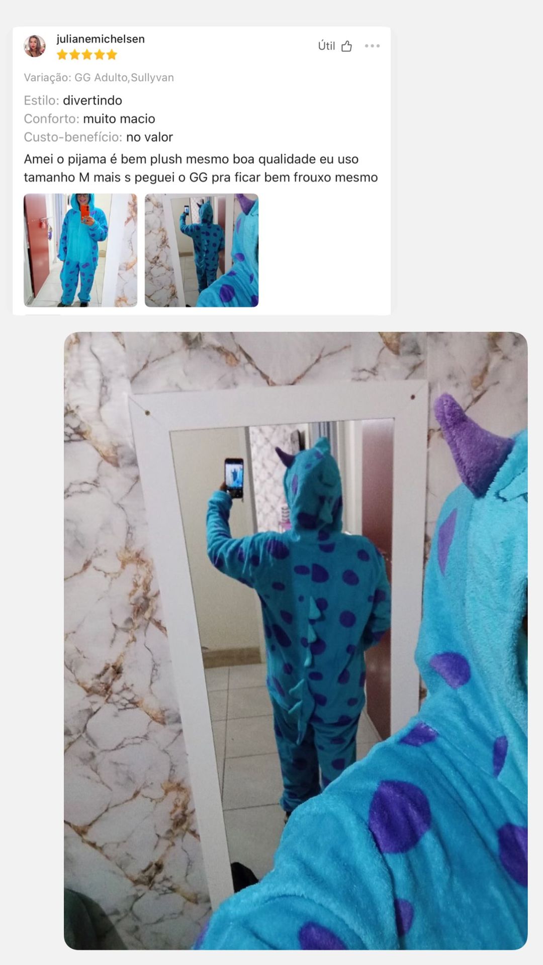 Cliente Kigukidz com pijama kigurumi — foto 20