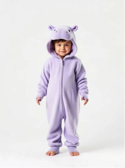 Kigurumi Hipopótamo Infantil - foto 1