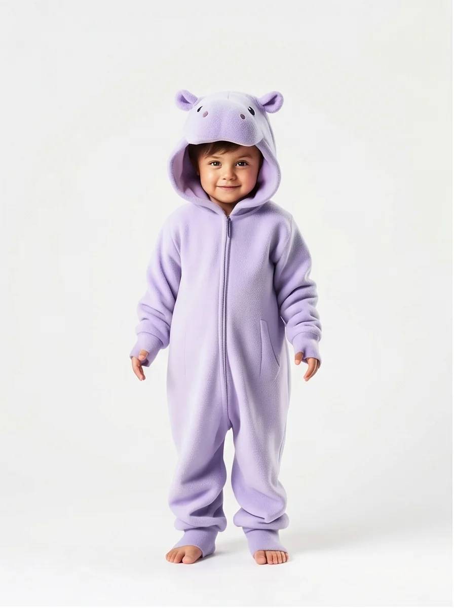 Kigurumi Hipopótamo Infantil - foto 1