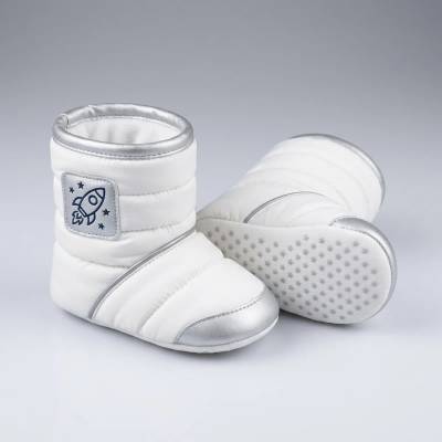 Bota Pantufa Astronauta Branca