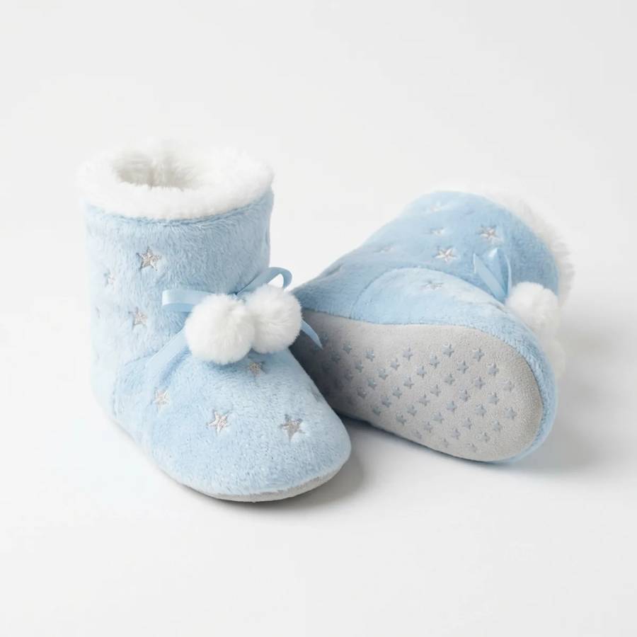Bota Pantufa Estrelinha Azul