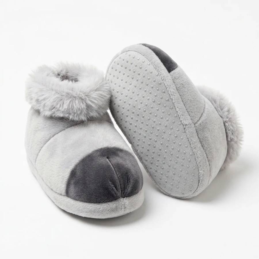 Pantufa Cachorrinho Cinza