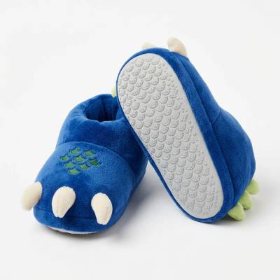 Pantufa Dinossauro Azul